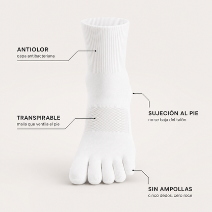 Calcetines de Cinco Dedos para Pádel - VTLFX